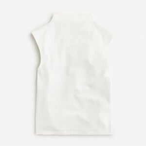 J.Crew Fitted mockneck tank top in stretch cotton blend
